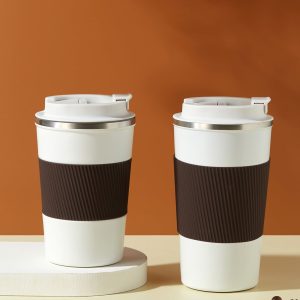 Stainless Steel Coffee Cup Thermal Mug Non-slip Travel Car Insulated Bottle